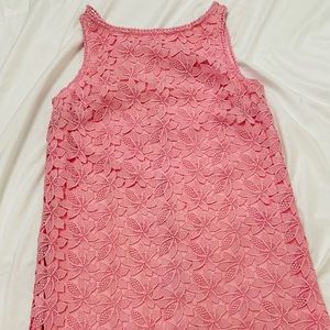 Kate Spade Pink Leaf Lace dress